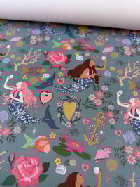 Image 3 of **NEW** Mermaid Treasure Wrapping Paper