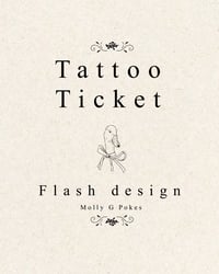 Flash Tattoo Ticket (Digital file)