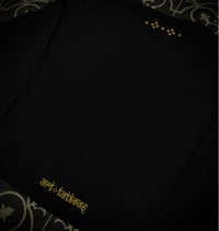 Image 3 of Black & Gold Embroidered • Cropped Jumper