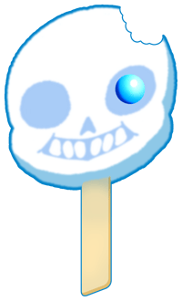 Image 2 of Skeleton Popsicle Sticker