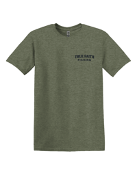 Image 1 of True Faith Fishing T-Shirt - Heather Olive