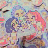 Image 2 of huntrix ❄️ frosted glitter sticker