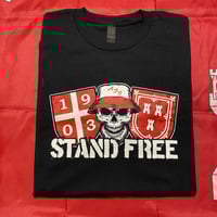 Image 2 of Stand Free Skull T-Shirt (Black)