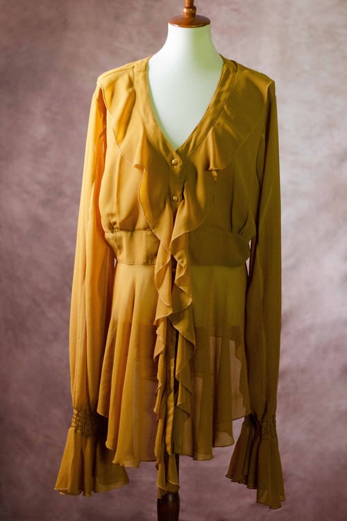 Image of Vintage Mahelani Ruffle Bohemia Blouse