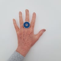 Image 3 of Large First Exploration Ring in Slate Blue