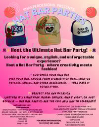 Hat Bar Party Reservation