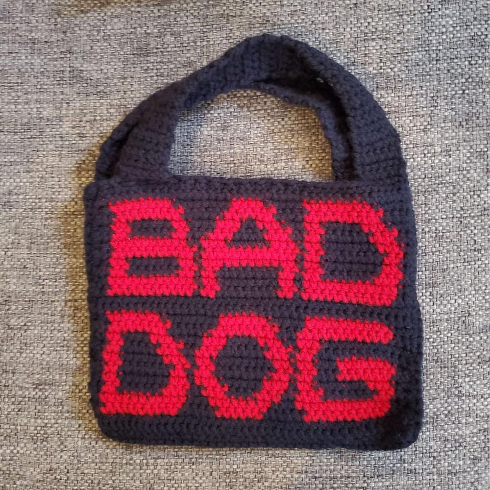 Image of Large Crochet Bags (Bad Dog/Good Dog) 