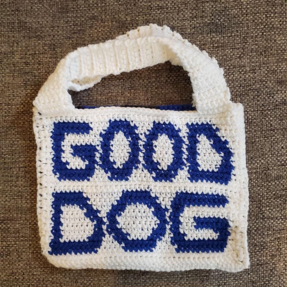 Image of Large Crochet Bags (Bad Dog/Good Dog) 