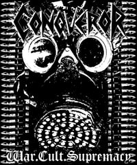 Image 2 of Conqueror / W.C.S / Gas Mask Tee / White Print