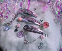 Image 3 of Flower/Chain Hair Clips (Multiple Styles) 