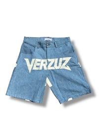 Image 1 of Star Denim Shorts - Blue