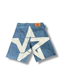 Image 2 of Star Denim Shorts - Blue