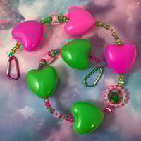 Image 1 of Heart Kandi Belt Chain Accessory Wallet Chain
