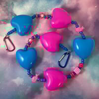 Image 2 of Heart Kandi Belt Chain Accessory Wallet Chain