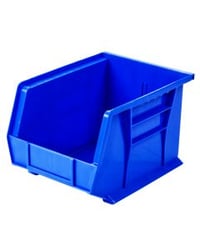Hanging & Stacking Bin, 10-3/4 x 8-1/4 x 7", Blue AW30239BLUE Sold by Carton, 6 ($8.11 EA)
