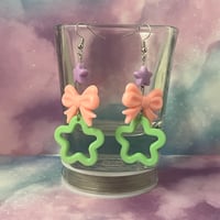 Image 2 of Star Bow Earrings Collection