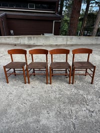 Image 4 of Set of 4 'J39' Børge Mogensen Chairs