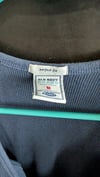 Navy Blue Upcycled Mushroom Ribbed Tank Top