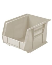 Hanging & Stacking Bin, 10-3/4 x 8-1/4 x 7", Stone Package Qty :6 ($8.11 EA) AW30239STONE