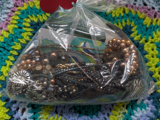 Whimsigoth Natural Jewel Tone Jewelry Mystery Grab Bag #7