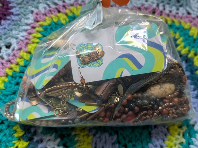 Whimsigoth Natural Jewel Tone Jewelry Mystery Grab Bag #11