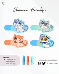 Image 1 of Chimera Hairclips