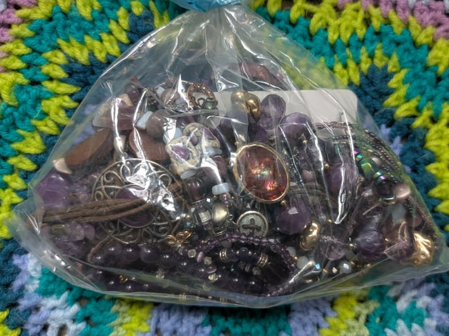 Whimsigoth Natural Jewel Tone Jewelry Mystery Grab Bag #13