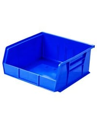 Hanging & Stacking Bin, 10-7/8 x 11 x 5", Blue AW30235BLUE Package Qty :	6 ($7.21EA)