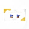 Cobalt Blue Minnesota State Studs 