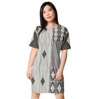 Image 4 of Silver Moth Multi-Print T-Shirt Dress