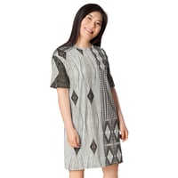 Image 7 of Silver Moth Multi-Print T-Shirt Dress