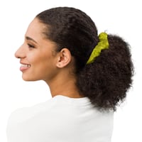 Image 8 of Lime Diamonds Hair Scrunchie