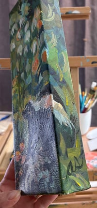 Image 3 of Yucca – skunk and yucca adam's needle plant 4x12" painting