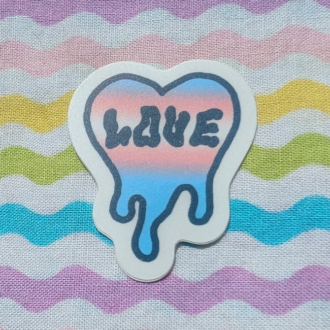 Mini Pride Heart Stickers