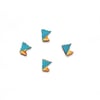 Aqua Mint Minnesota State Wood Studs 