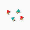 Aqua Mint Minnesota State Wood Studs 