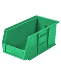 Hanging & Stacking Bin, 10-7/8 x 5-1/2 x 5", Green AW30230GREEN Package Qty :	12 ($4.53 EA)