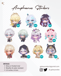 Image 1 of Amphoreus Vinyl Stickers