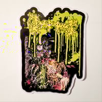 Image 1 of LARGE Dripping: Disintegration Of Thought Patterns During Synthetic. . . Glossy Finish Vinyl Sticker