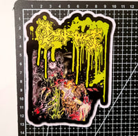 Image 2 of LARGE Dripping: Disintegration Of Thought Patterns During Synthetic. . . Glossy Finish Vinyl Sticker