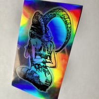 Image 2 of Shibari Demon Polychromatic Glossy Finish Laser Sticker