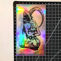 Image 3 of Shibari Demon Polychromatic Glossy Finish Laser Sticker