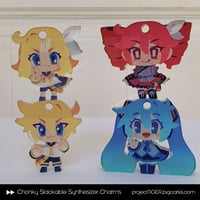 Image 1 of Chonky Stackable Synthesizer Charms