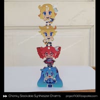 Image 2 of Chonky Stackable Synthesizer Charms