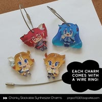 Image 4 of Chonky Stackable Synthesizer Charms
