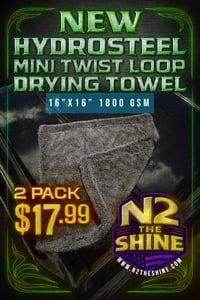 Image 1 of HydroSteel Mini Twist Loop Drying Towel 