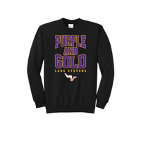Purple & Gold Crewneck