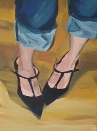 Image 1 of Italian Heels In The Mirror