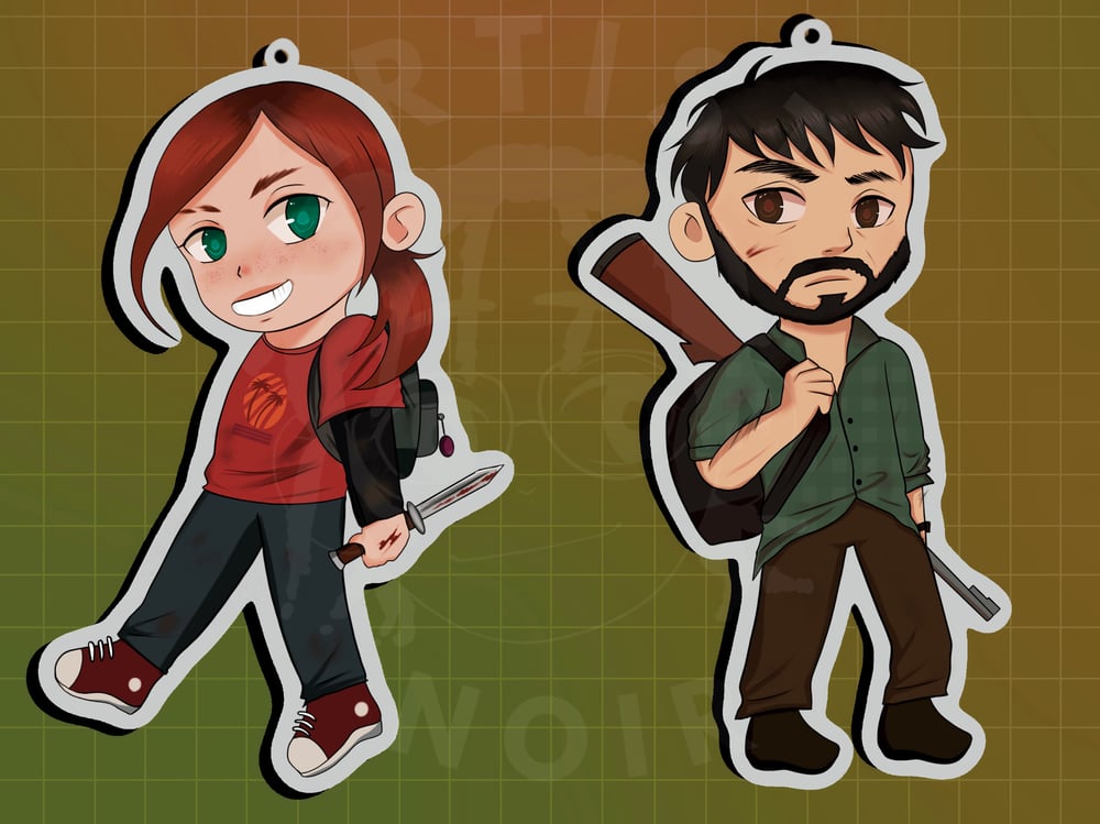 Image of TLOU pt 1 keychains