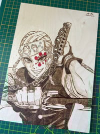 Image 2 of Tengen Uzui Holzbild - LEUCHTET! statt 120€ nur 99€